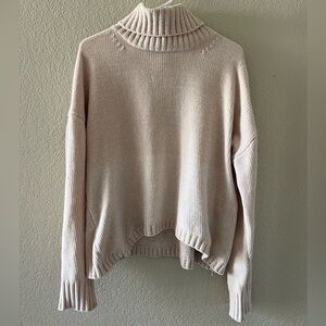 Forever 21 Soft Beige Turtleneck Sweater